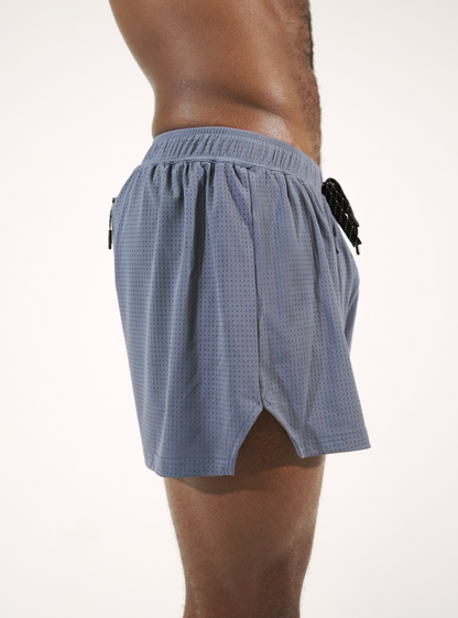NORO 3" SPLIT SHORTS - STONE