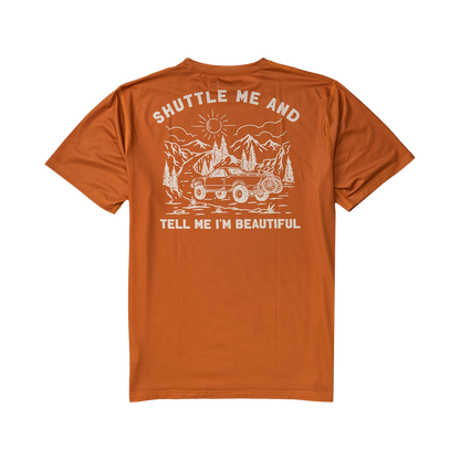 ActiviTEE - Shuttle Me Burning Orange