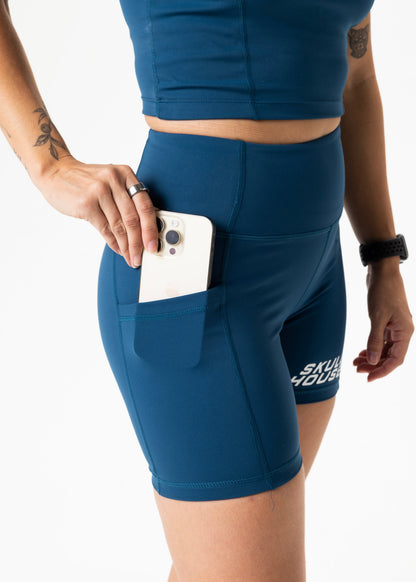 PHANTOM HIGH WAIST 5" COMPRESSION - NITRO BLUE