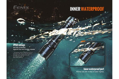 Fenix TK20R V2.0 Rechargeable Flashlight with FREE T5 Tactical Pen (optional)