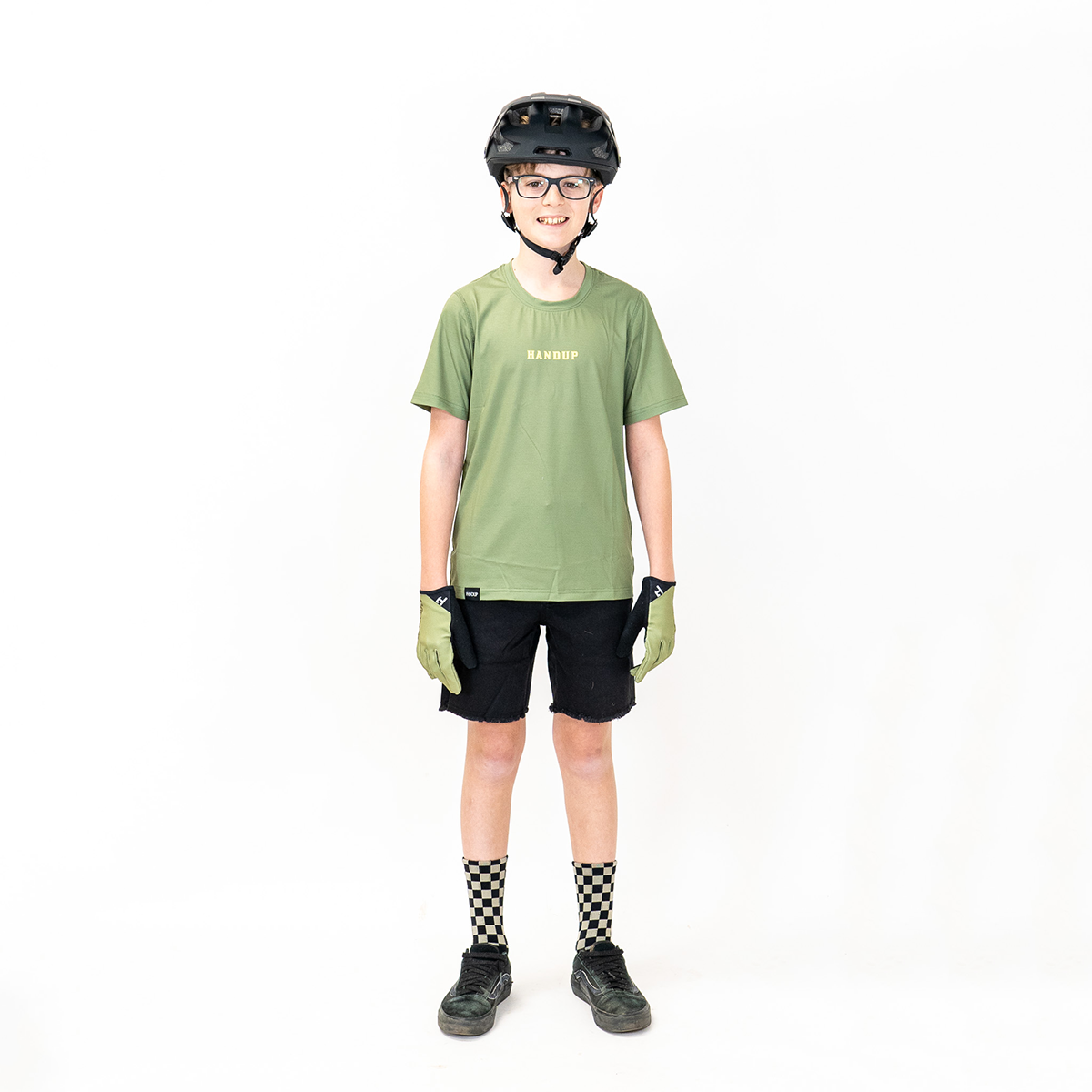 Youth ActiviTEE - Dirt Surfin' Moss Green