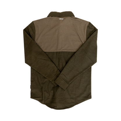 FlexTop Flannel - Solid Olive