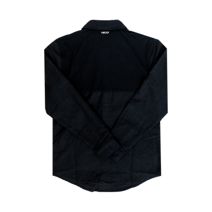 FlexTop Flannel - Solid Black