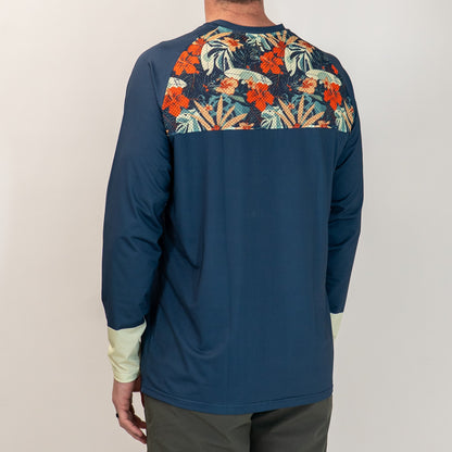 Long Sleeve VenTop Jersey - Paradise Pedal
