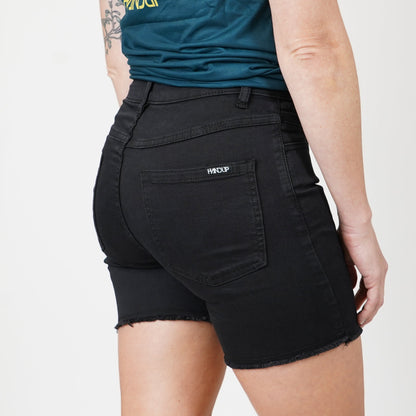 5.5" Stretch Jorts - Pure Black