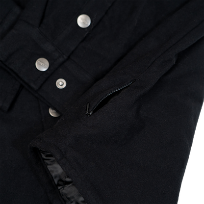 Flannel Jacket - Black on Black