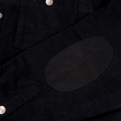 Flannel Jacket - Black on Black