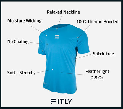FITLY Ultralight Running Shirt for Men