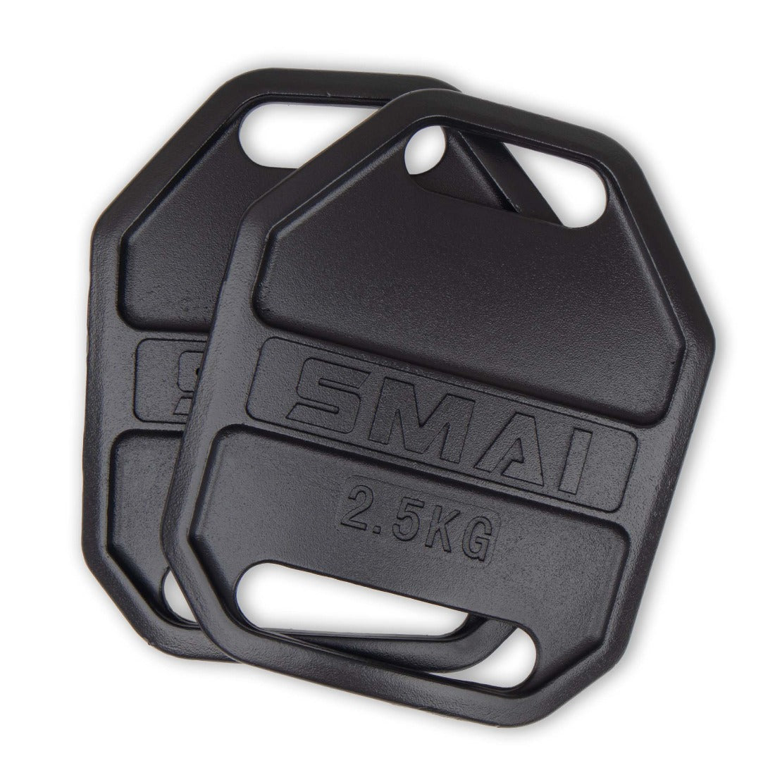 Weight Vest Plate Pair - 5.5lb/2.5kg For Vest Black
