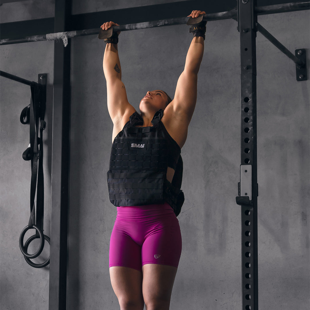 Weighted Vest Adjustable + Pair 5.5lbs/2.5kg +  Pair 11lbs/5kg + Pair 16.5lbs/7.5kg Plates