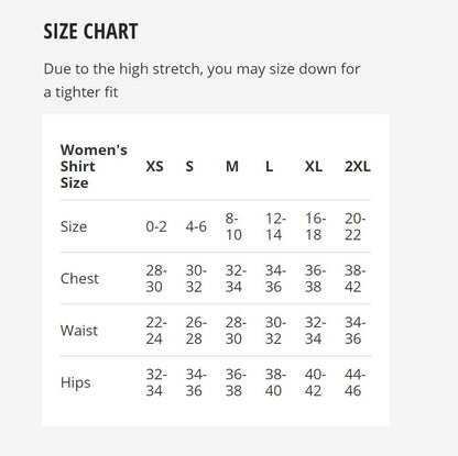 Women's Fitted Performance Shirt - Short Sleeve (Black)