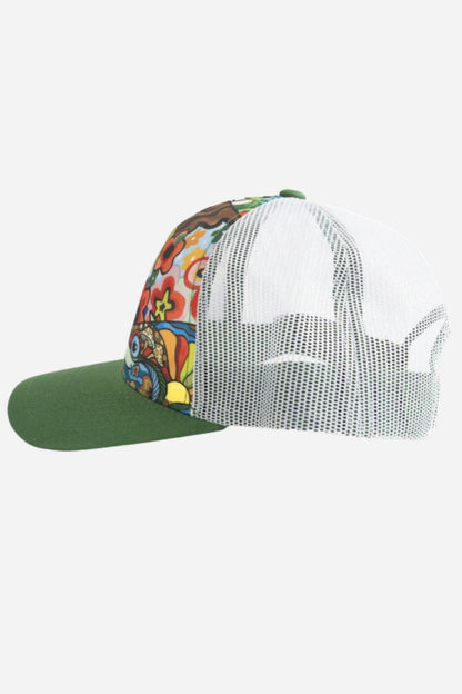 Boho Bass Abstract Trucker Hat