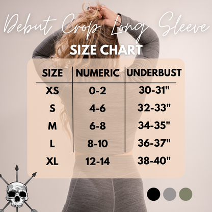 WOMEN'S | DEBUT CROP LONG SLEEVE : IVY