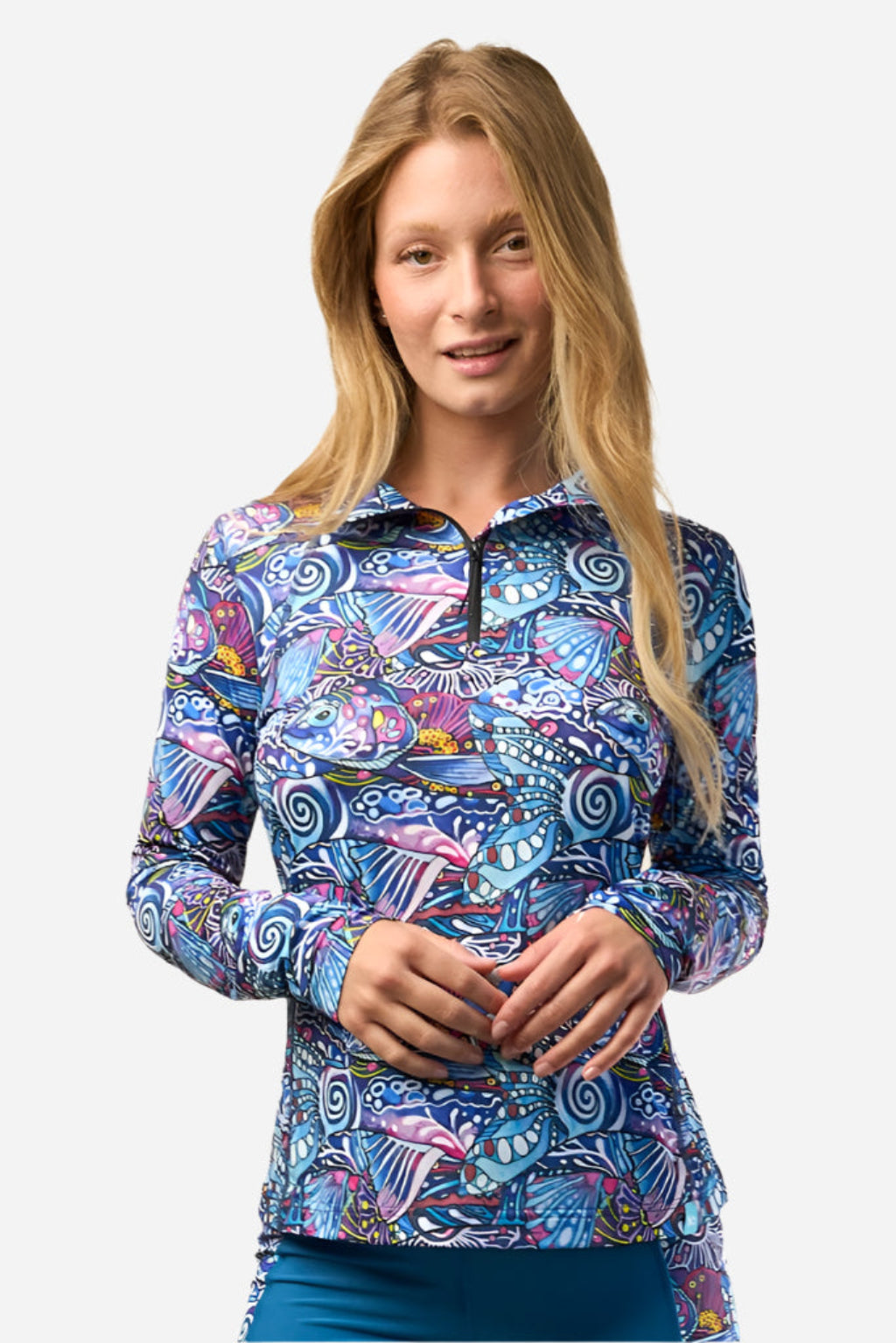 Enchanted Grayling 1/4 Zip Sunshirt
