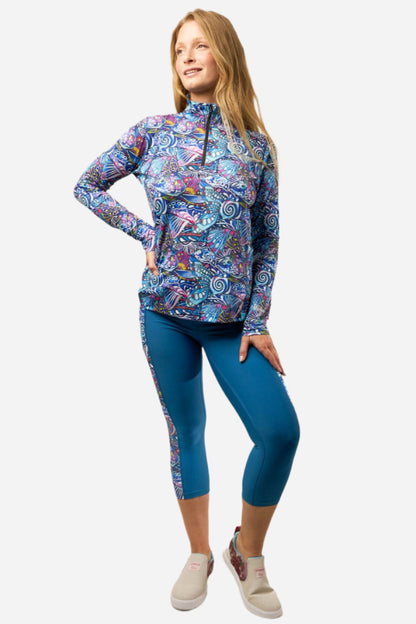 Enchanted Grayling 1/4 Zip Sunshirt