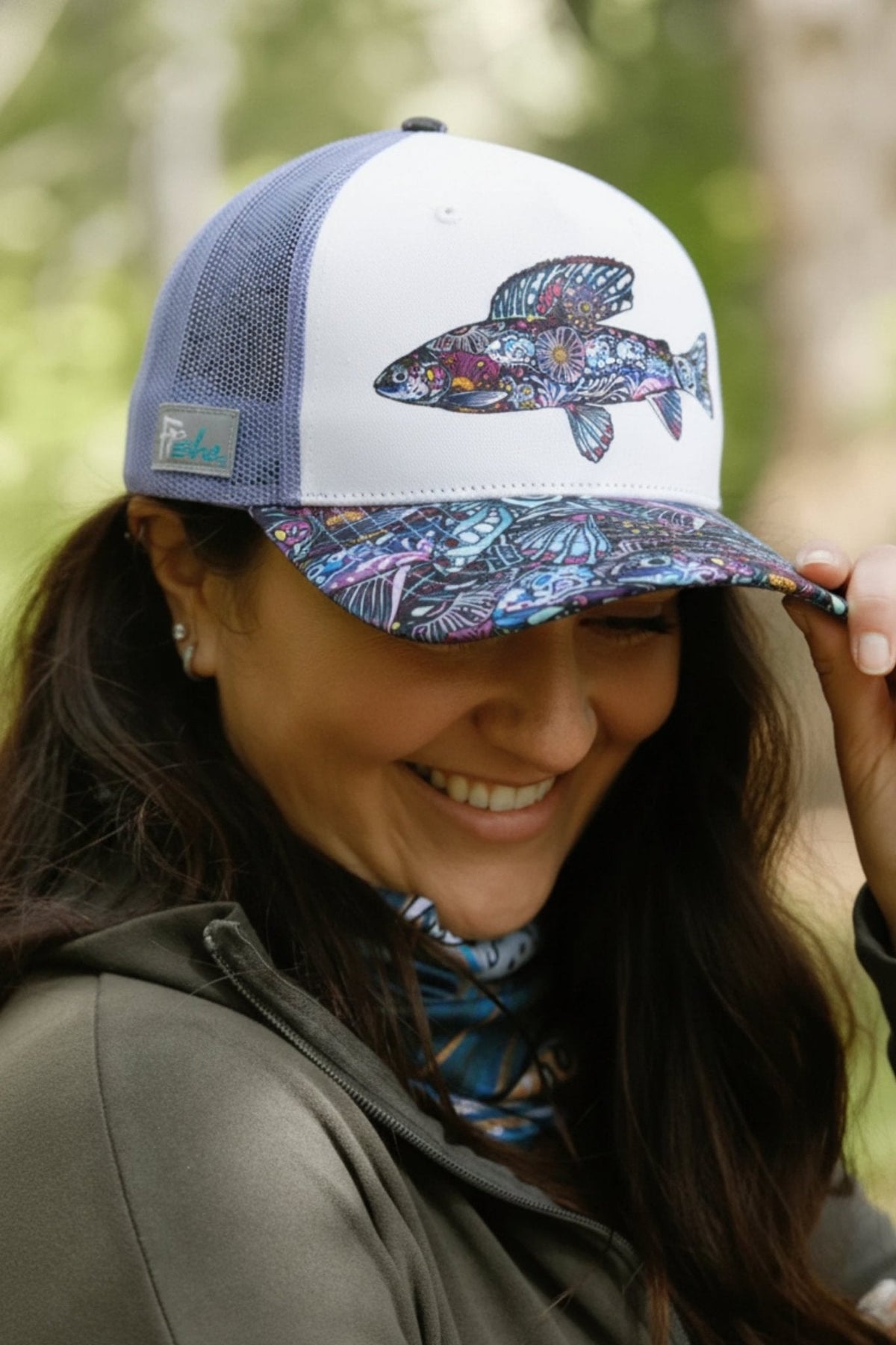 Enchanted Grayling Trucker Hat