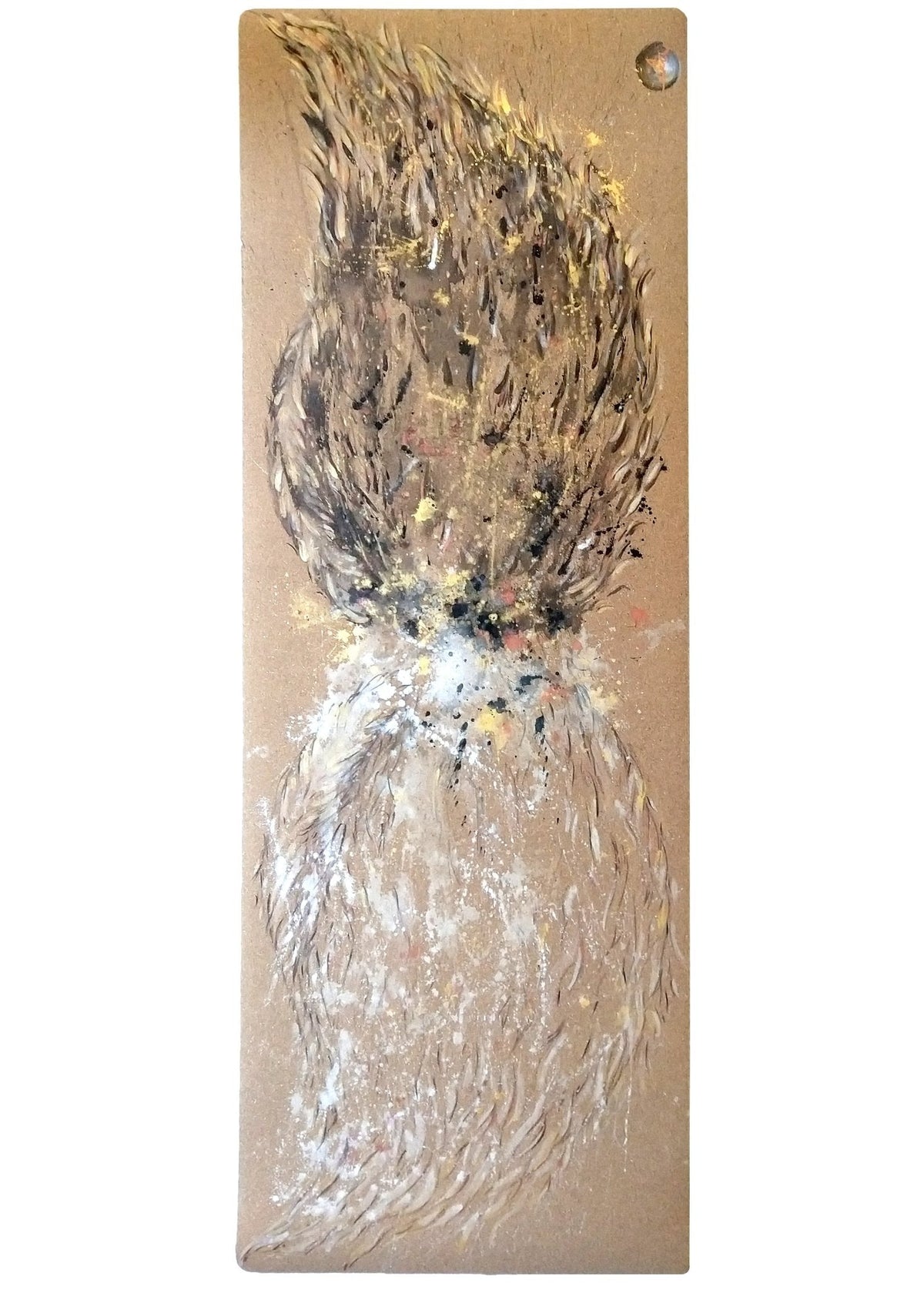 Khecara Hand Painted Cork Yoga Mat