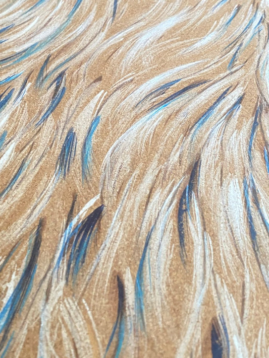 Khecara Hand Painted Cork Yoga Mat
