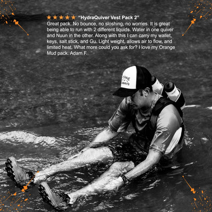 HydraQuiver Vest Pack 2 - 2.0: Ideal for marathon, Ironman, and ultrarunning.
