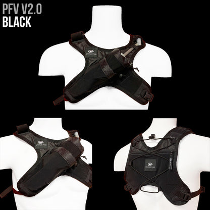Phone. Flask. Vest. PFV V2.0: Ideal for running and riding less than 2 hours.