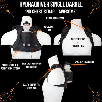 HydraQuiver Single Barrel: Ideal for road running