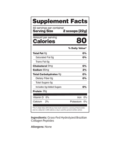 Unflavored Collagen Peptides