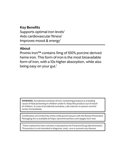 Iron (Heme Iron Polypeptide)