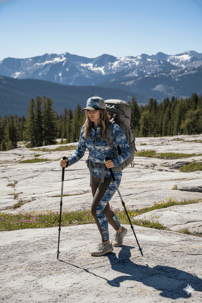 Rainbow Ridge Abstract Trucker Hat
