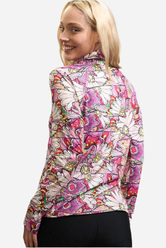 REDtro Salmon 1/4 Zip Sunshirt
