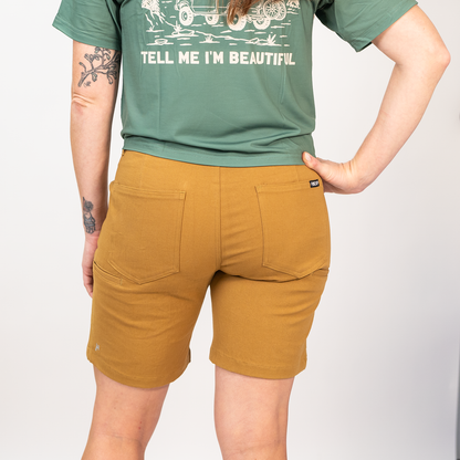 WorkHorse Stretch Canvas Short - Pure Black